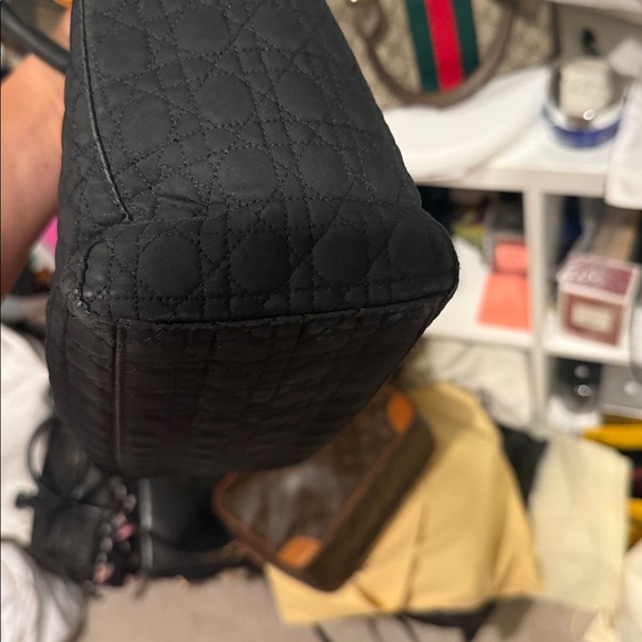 Dior Lady Dior Black Quilted Handbag